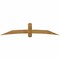 Ekena Millwork Bellingham Rough Sawn Timber Gable Bracket, Western Red Cedar, 96"W x 20"H x 6"D x 6"F, 5/12 Pitch GBW096X20X0606BEL00RWR - alternate 1